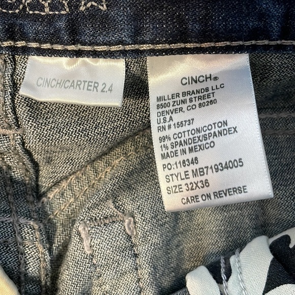 Cinch carter 2.4 jeans. 32/36 - Picture 5 of 7